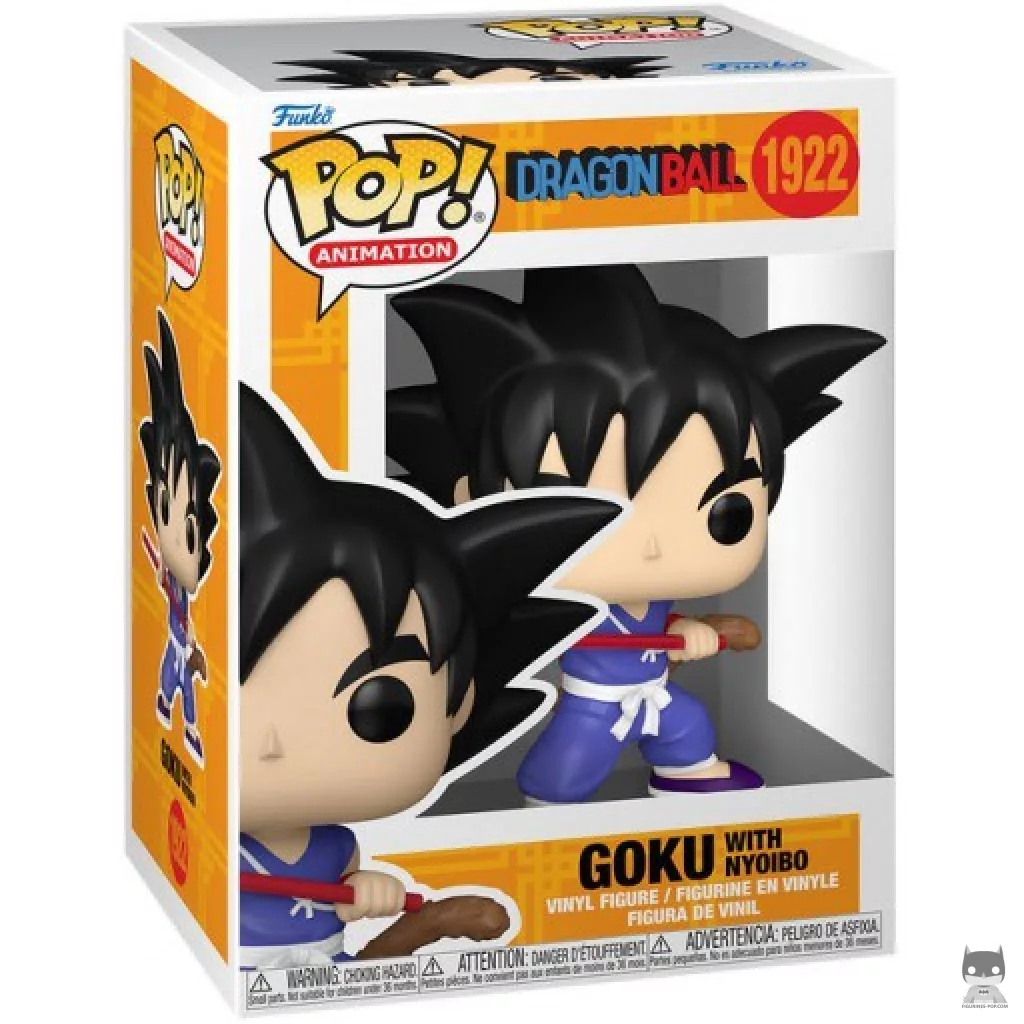 Goku with Nyoibo Funko Pop! figure in its box