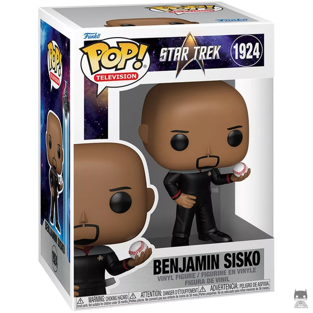 Benjamin Sisko Funko Pop! figure in its box
