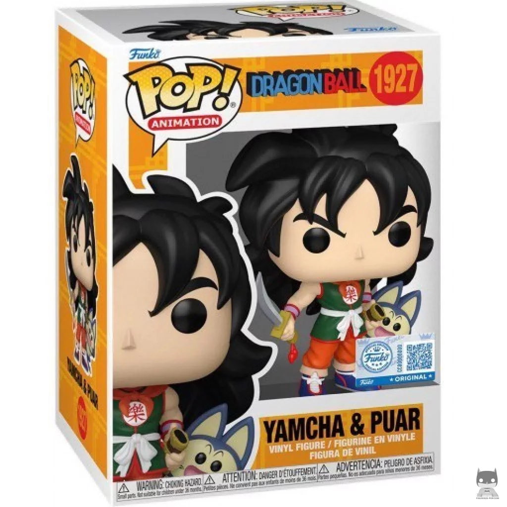 Yamcha & Puar Funko Pop! figure in its box