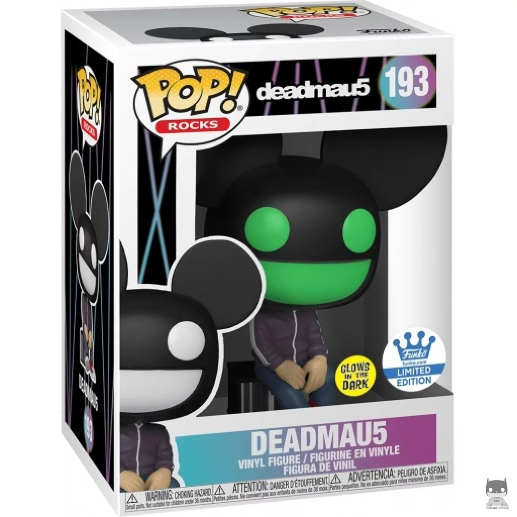 Deadmau5 (Glow in the Dark) Funko Pop! figure in its box
