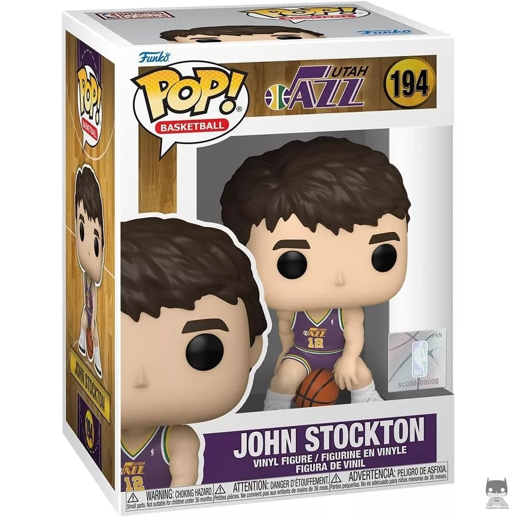 John Stockton (Purple Jersey) Funko Pop! figure in its box