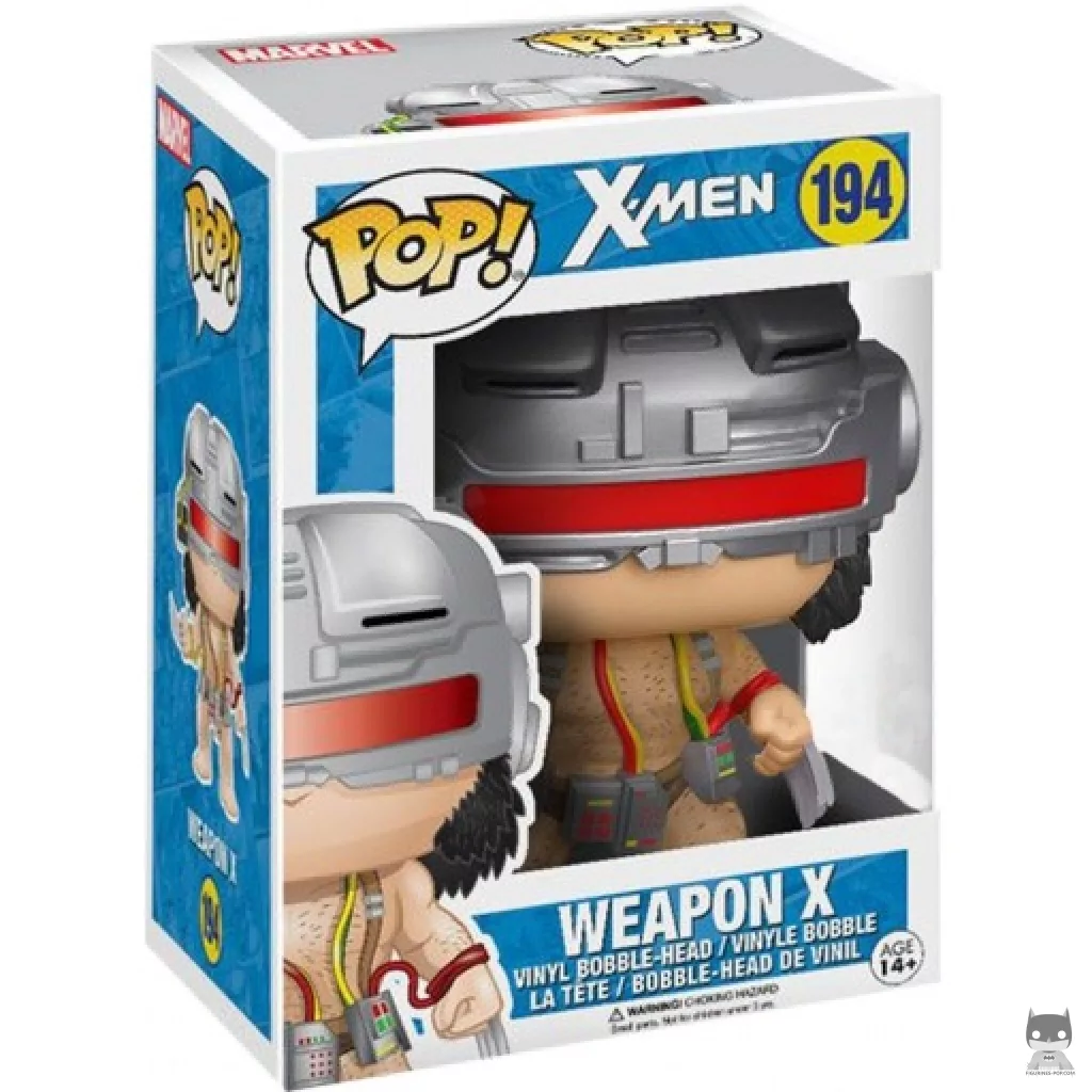 Weapon X Funko Pop! figure in its box