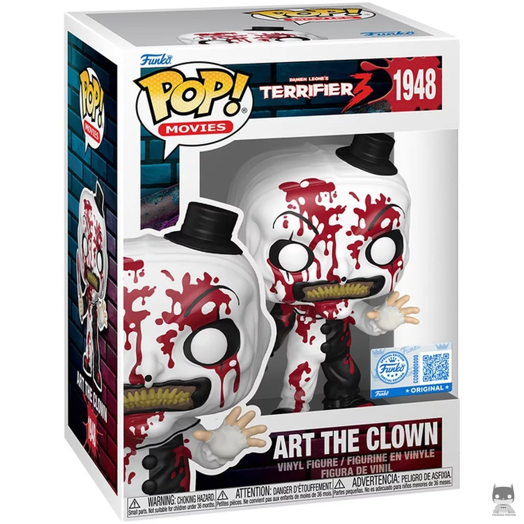 Art the Clown (Bloody) Funko Pop! figure in its box