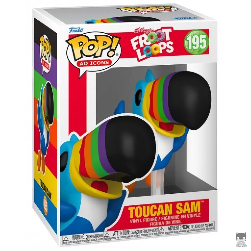 Toucan Sam Funko Pop! figure in its box