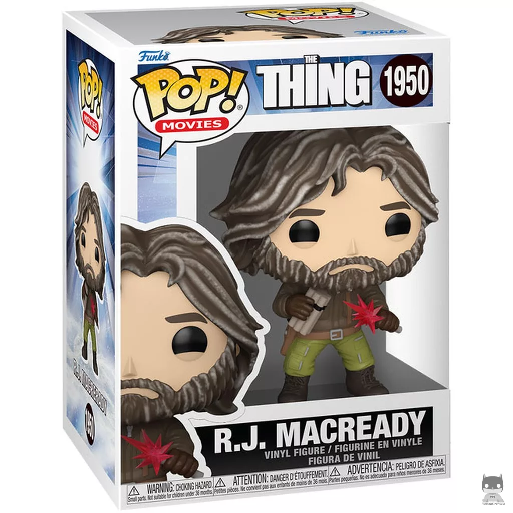 R.J. MacReady Funko Pop! figure in its box