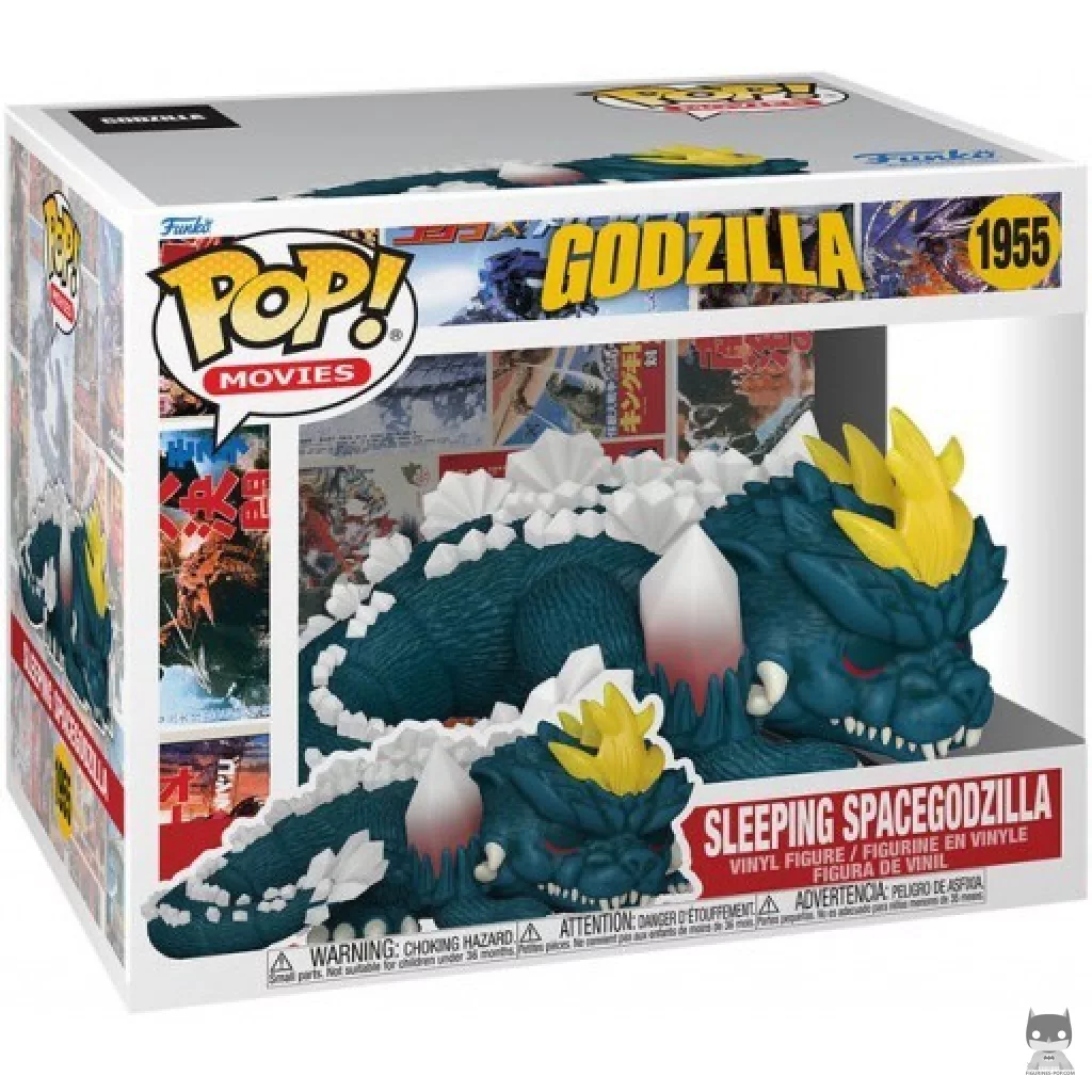 Sleeping SpaceGodzilla Funko Pop! figure in its box