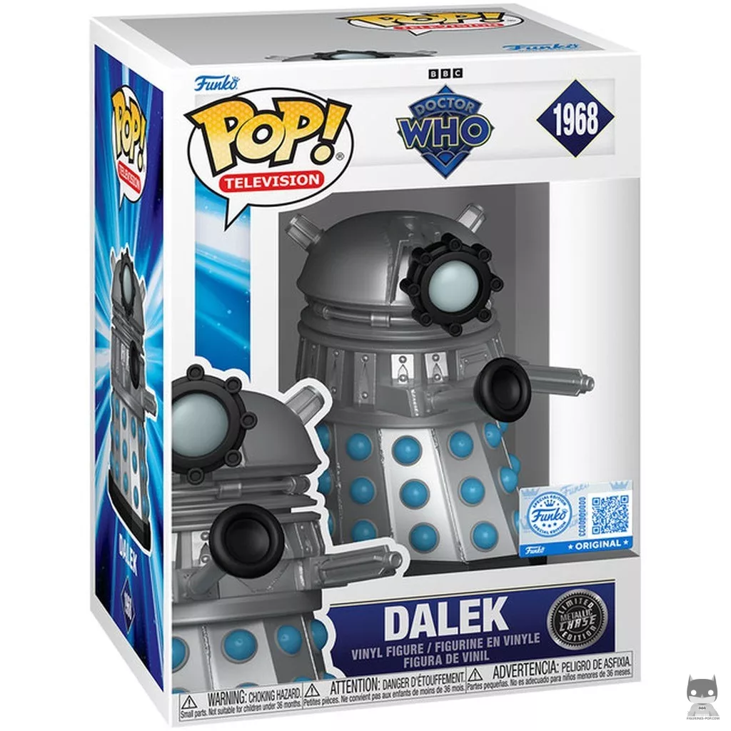 Dalek (Chase) Funko Pop! figure in its box