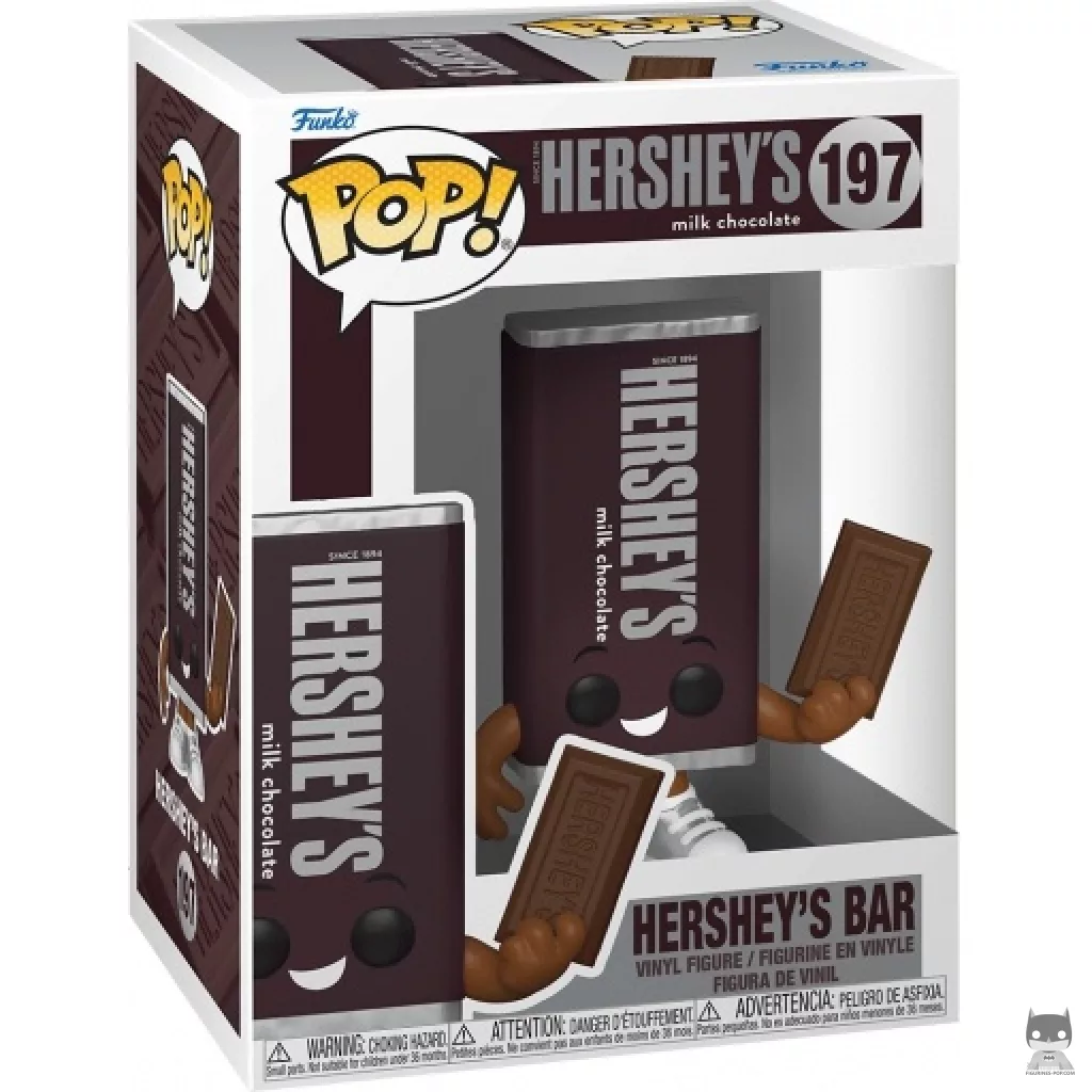 Hershey's Bar Funko Pop! figure in its box