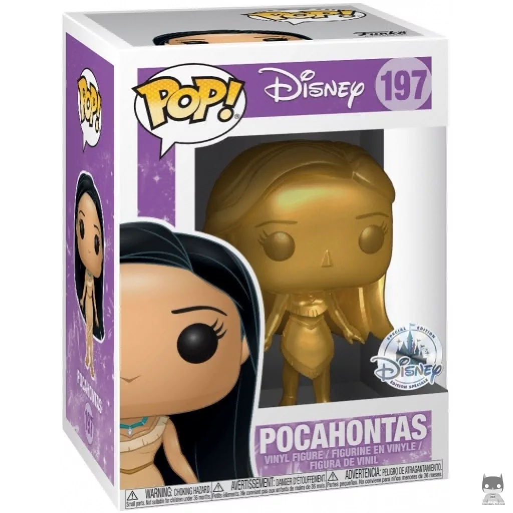 Pocahontas (Gold) Funko Pop! figure in its box