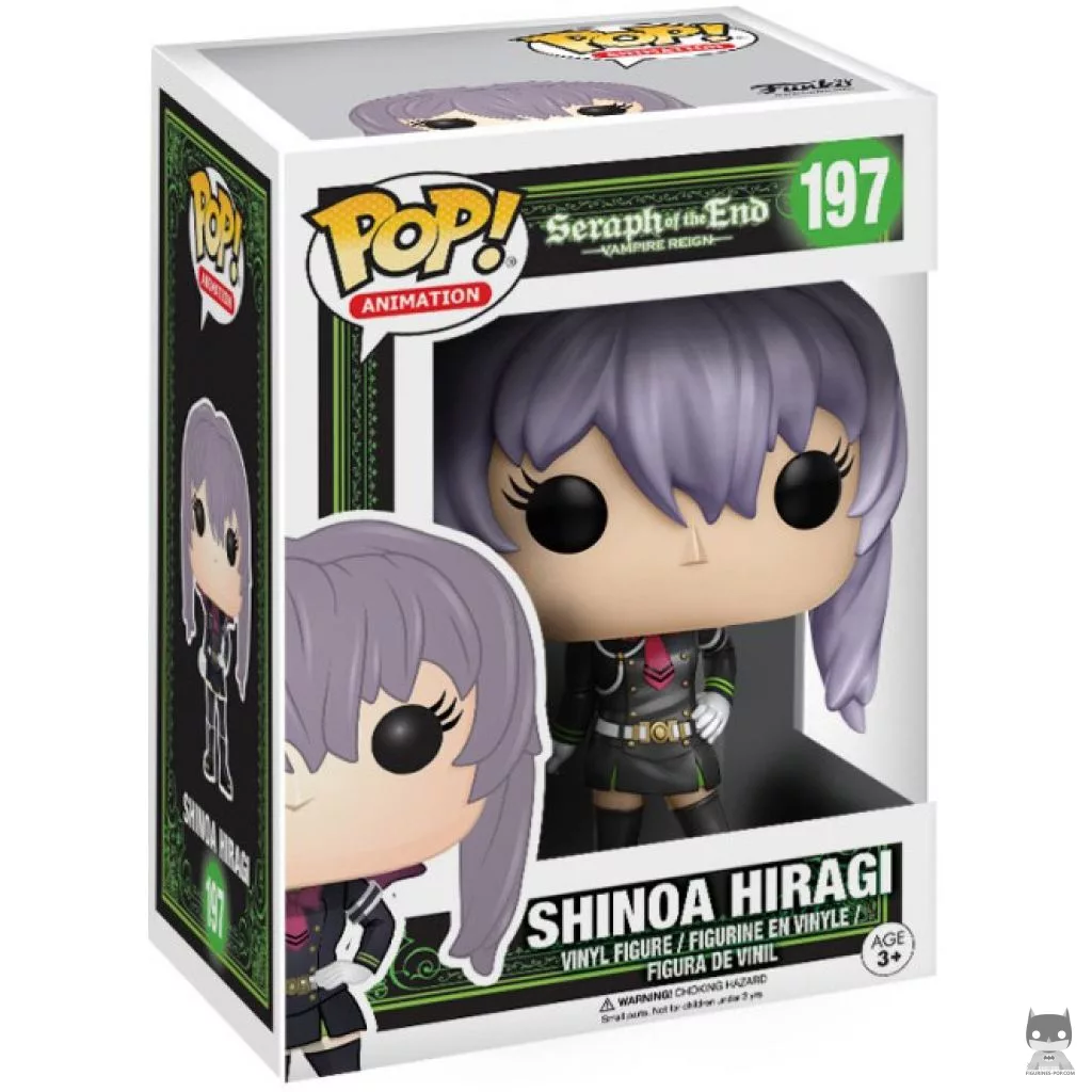 Shinoa Hiragi Funko Pop! figure in its box