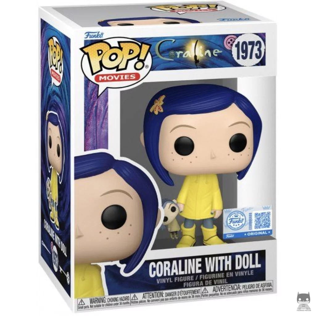 Coraline with Doll Funko Pop! figure in its box