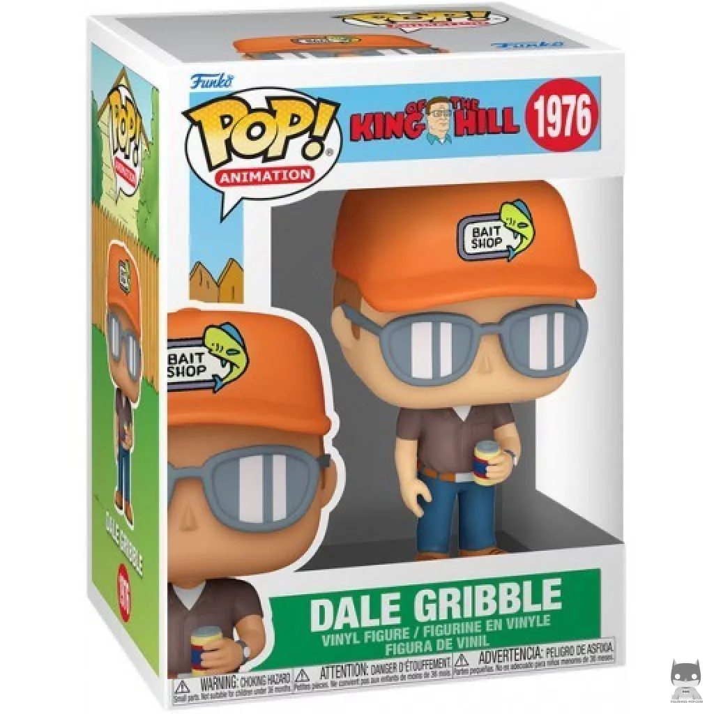 Dale Gribble Funko Pop! figure in its box