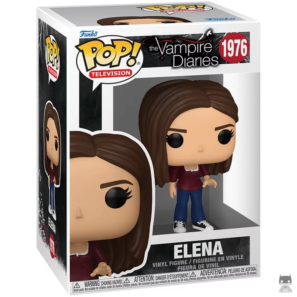 Elena Gilbert Funko Pop! figure in its box