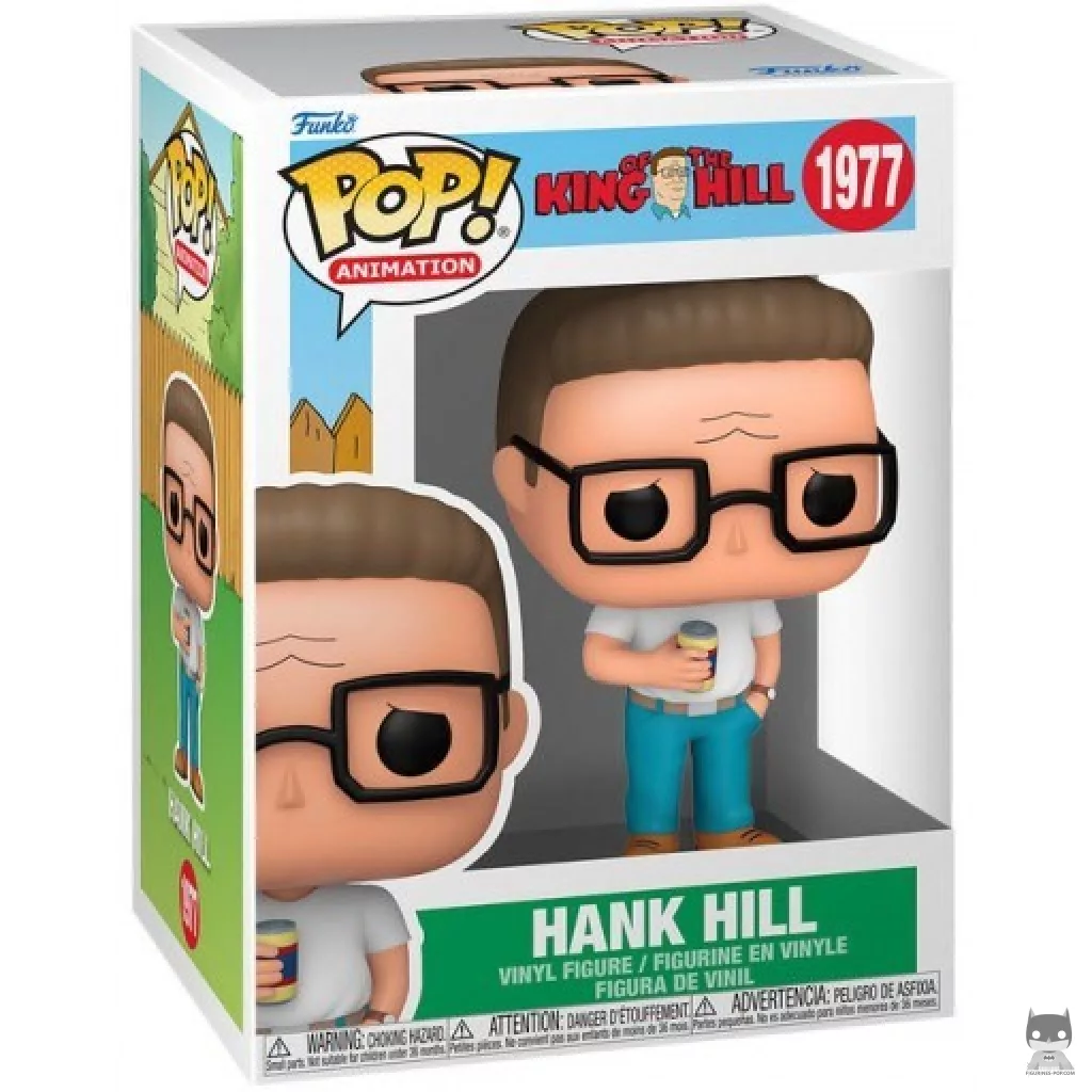 Hank Hill Funko Pop! figure in its box