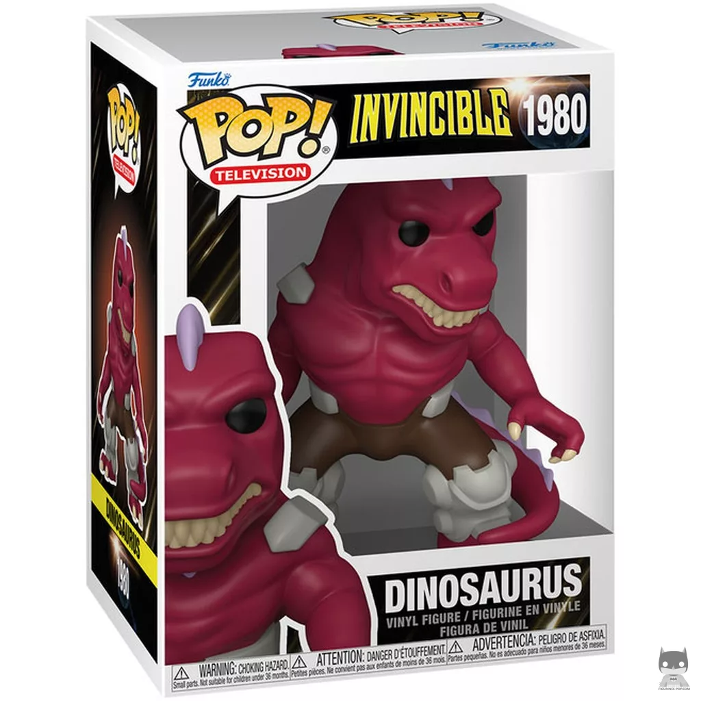 Dinosaurus Funko Pop! figure in its box