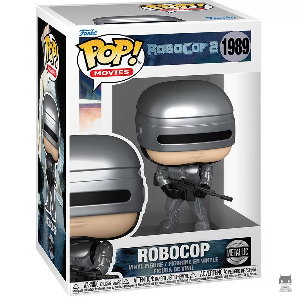 RoboCop (Metallic) Funko Pop! figure in its box
