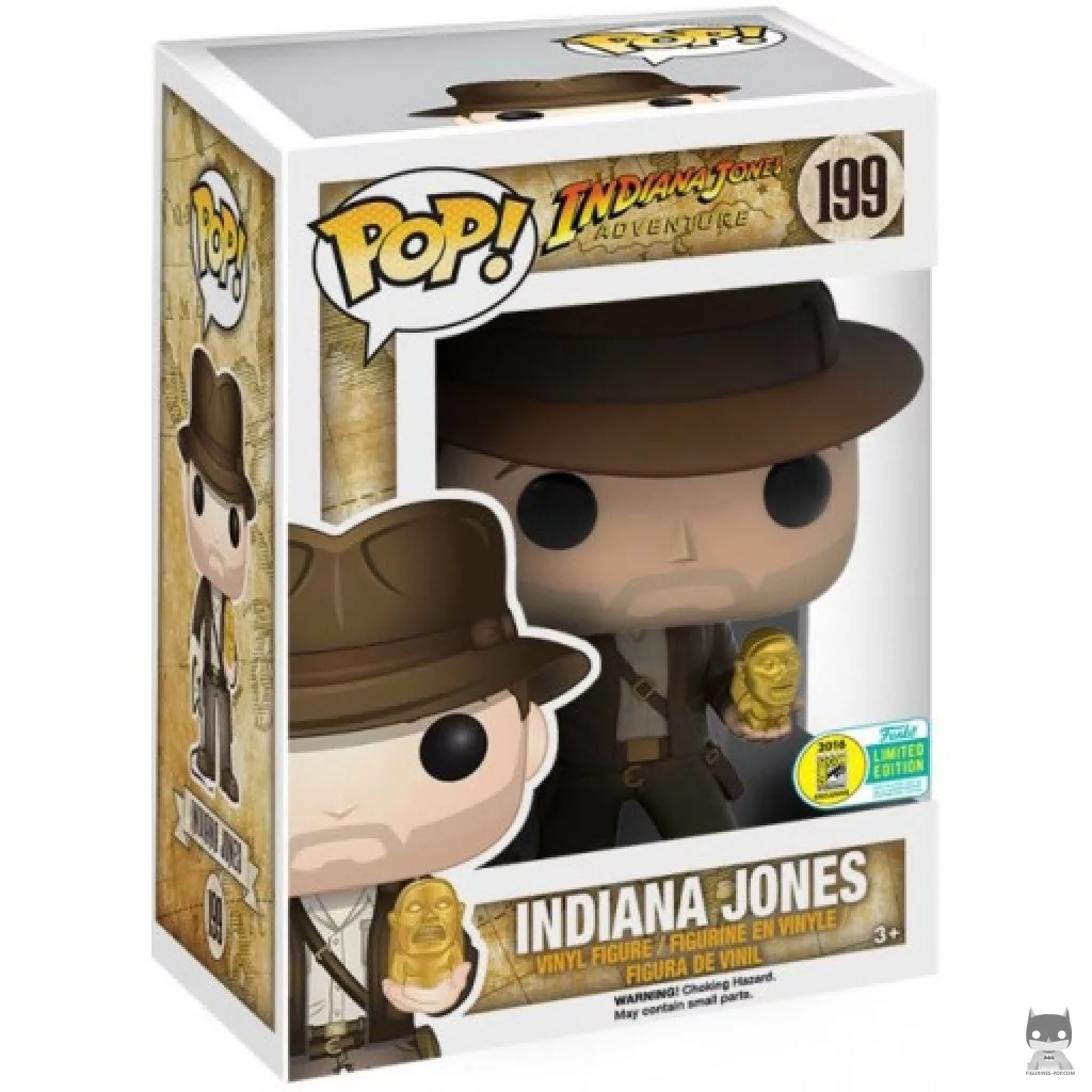 Indiana Jones Funko Pop! figure in its box