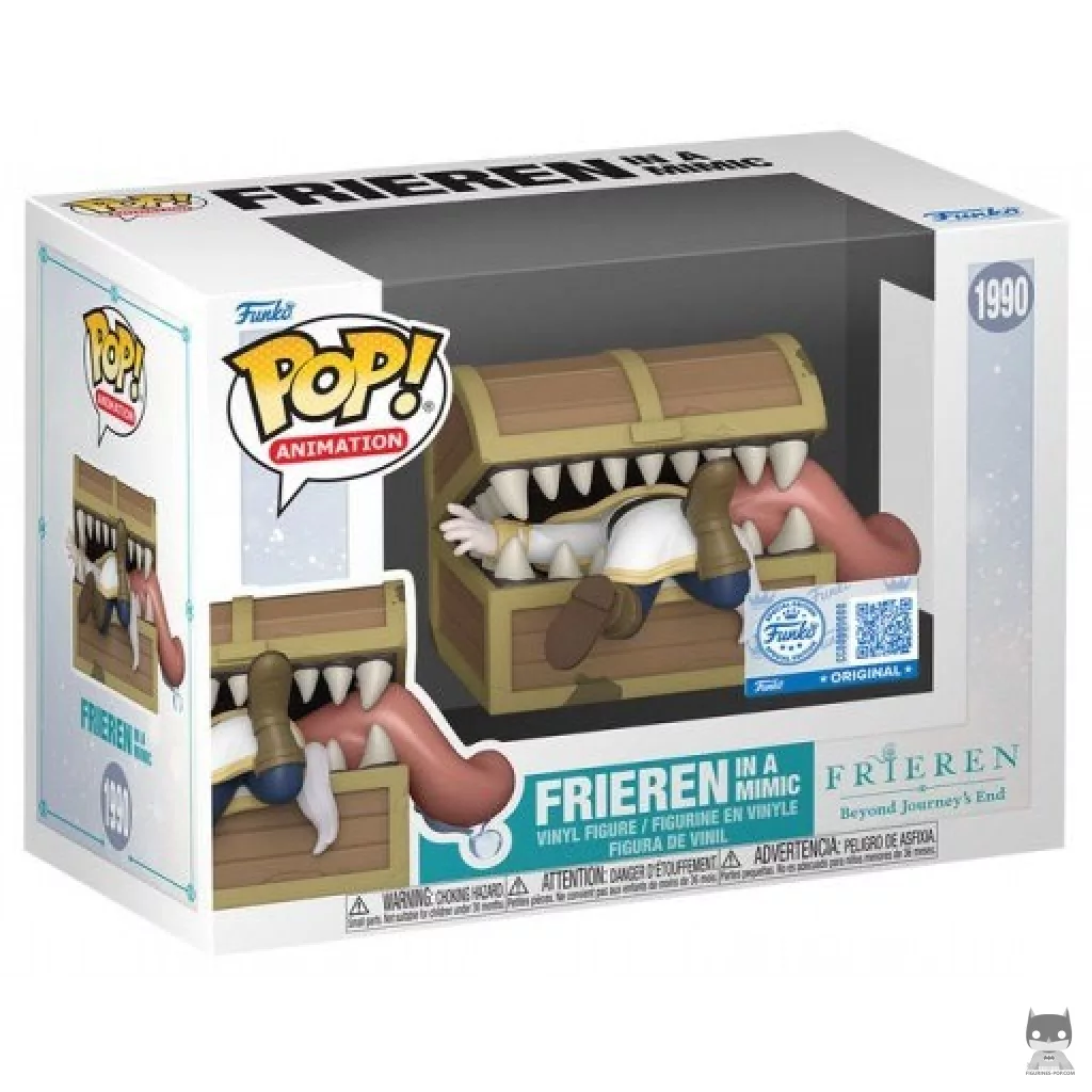 Frieren in a Mimic Funko Pop! figure in its box