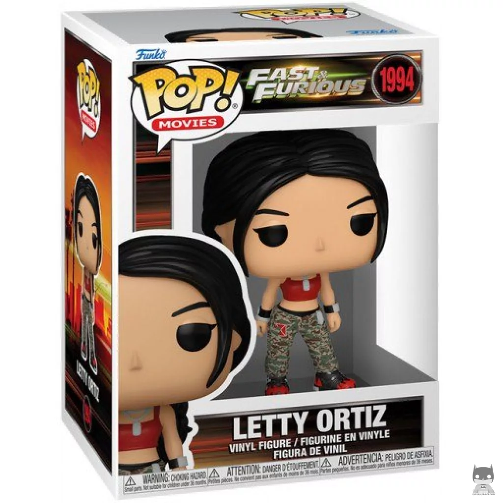 Letty Ortiz Funko Pop! figure in its box