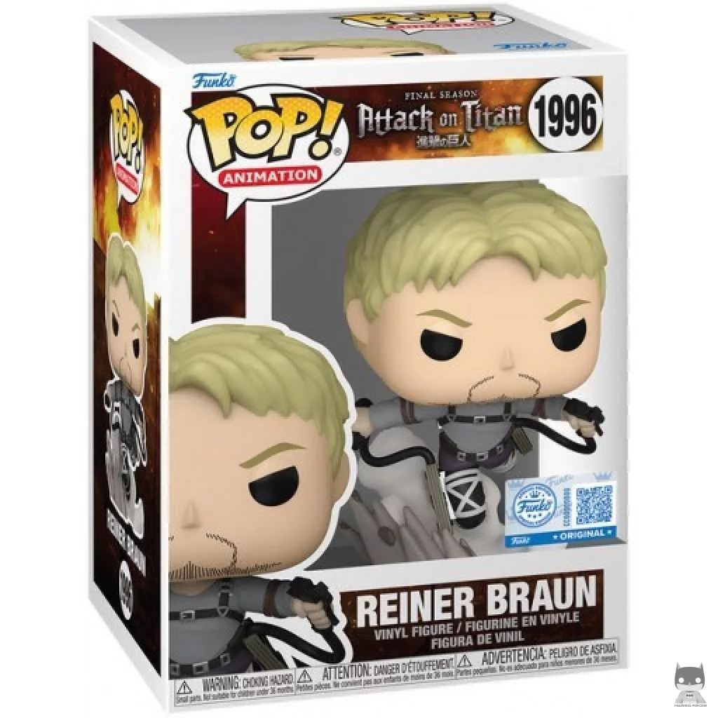 Reiner Braun Funko Pop! figure in its box