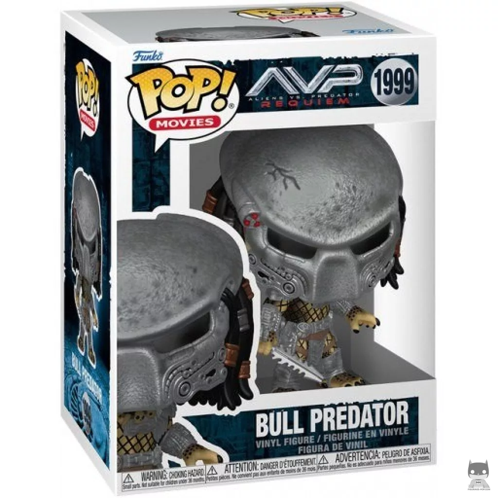 Bull Predator Funko Pop! figure in its box