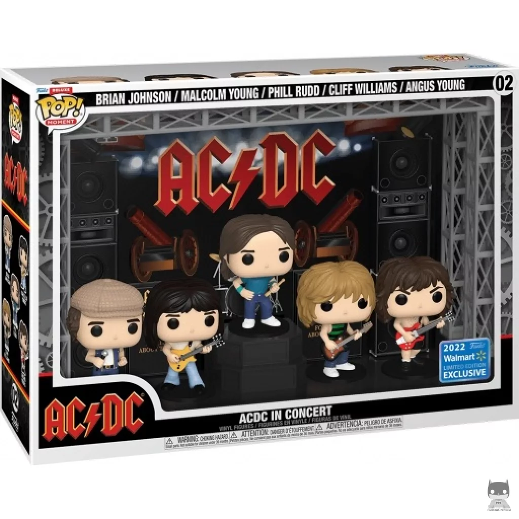 AC/DC in Concert Funko Pop! figure in its box