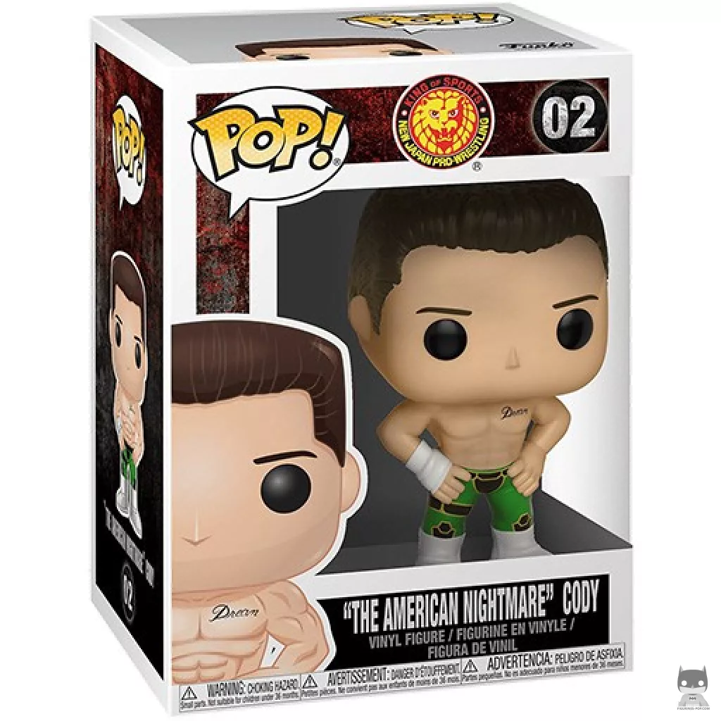 Cody Funko Pop! figure in its box
