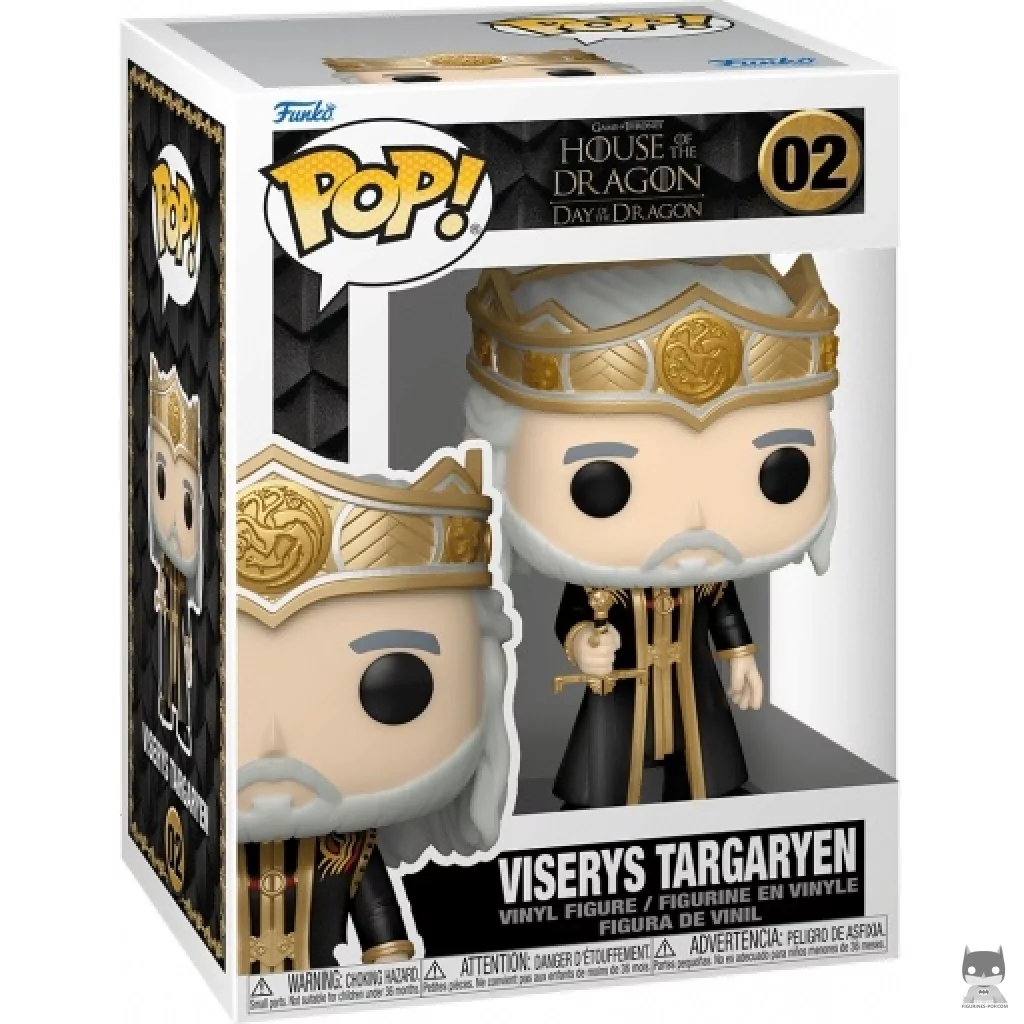 Viserys Targaryen Funko Pop! figure in its box