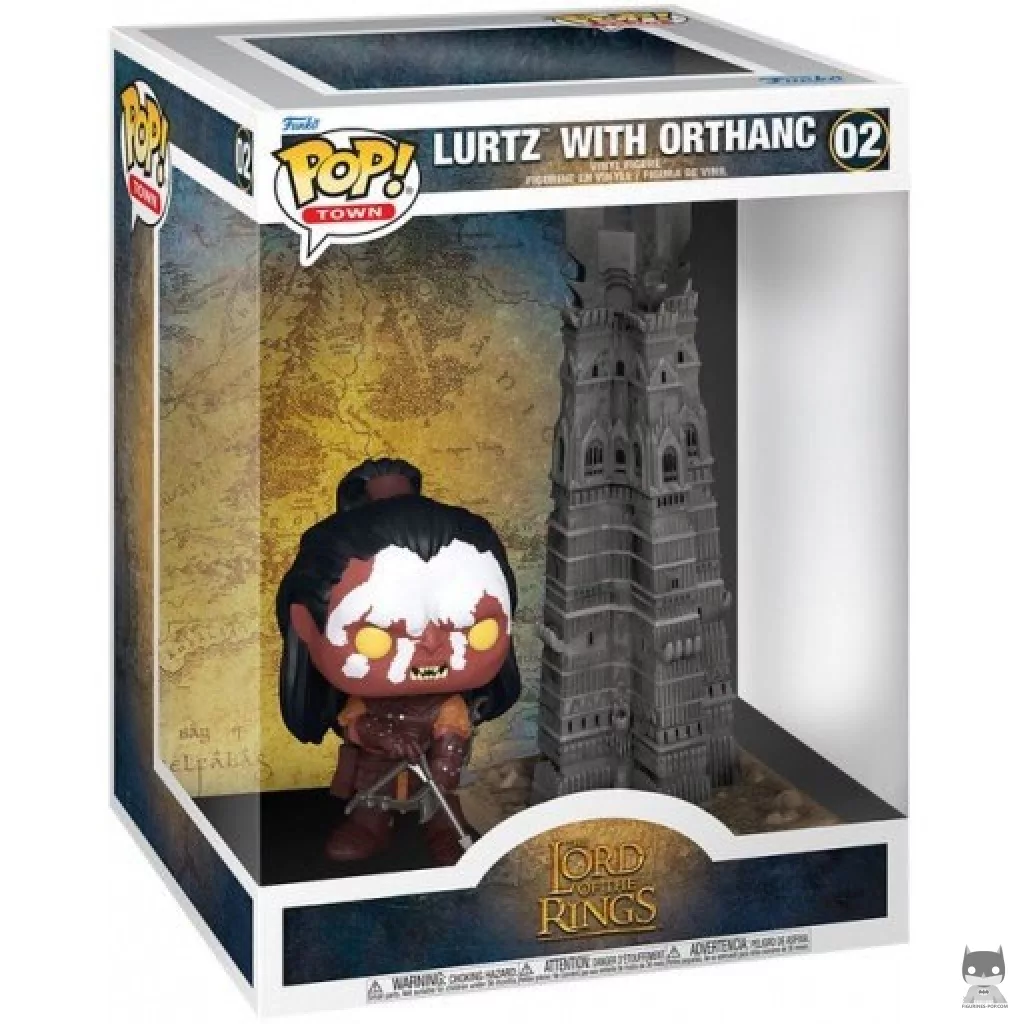 Lurtz with Orthanc Funko Pop! figure in its box