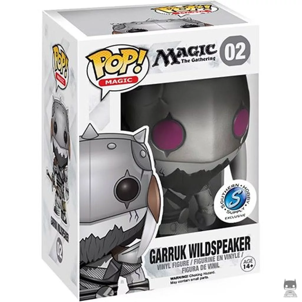 Garruk Wildspeaker (Purple Eyes) Funko Pop! figure in its box