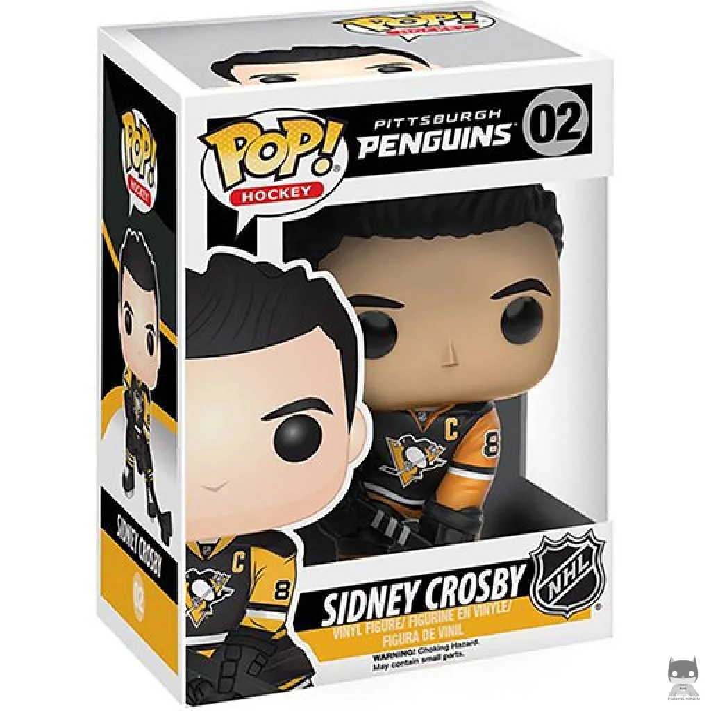 Sidney Crosby Funko Pop! figure in its box