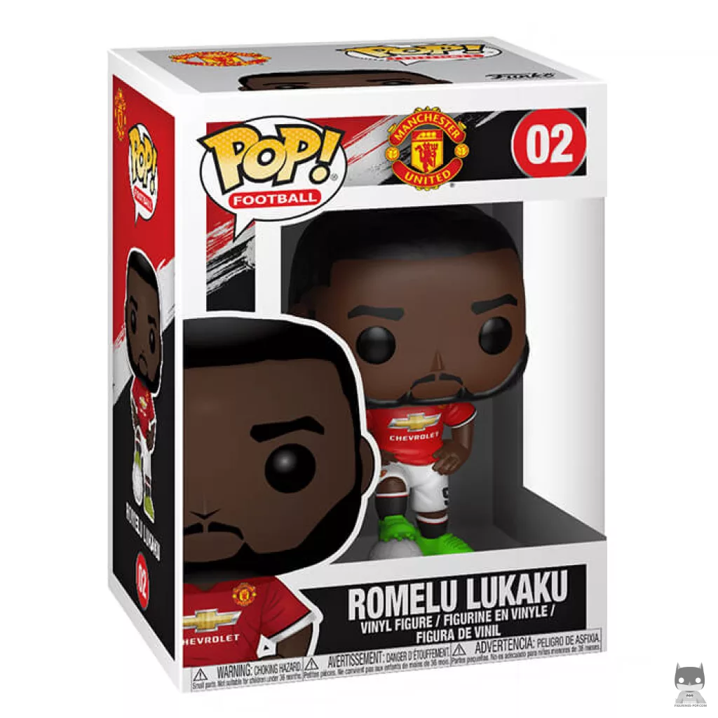 Romelu Lukaku (Manchester United) Funko Pop! figure in its box