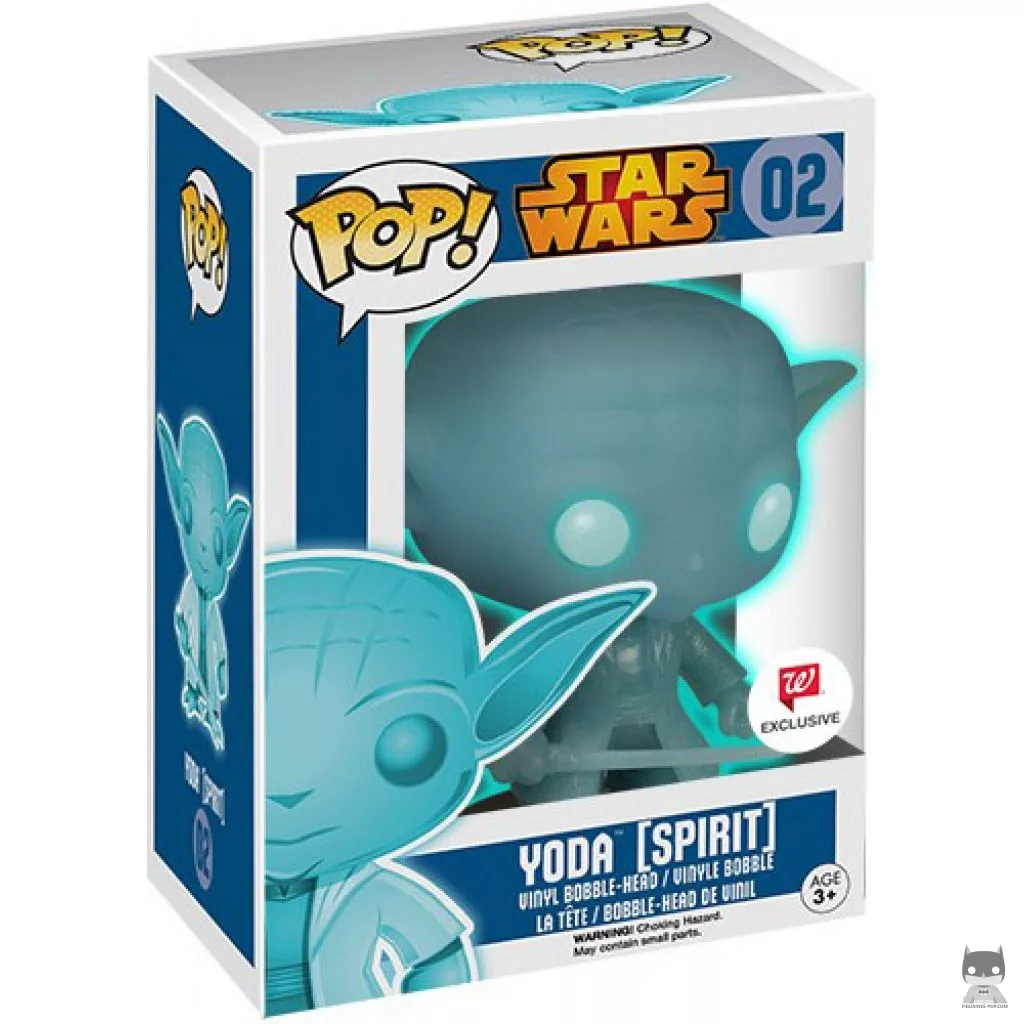 Yoda (Glow in the Dark) Funko Pop! figure in its box
