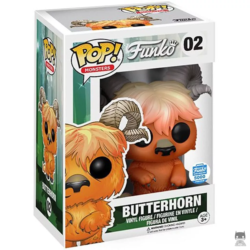 Butterhorn (Orange) Funko Pop! figure in its box