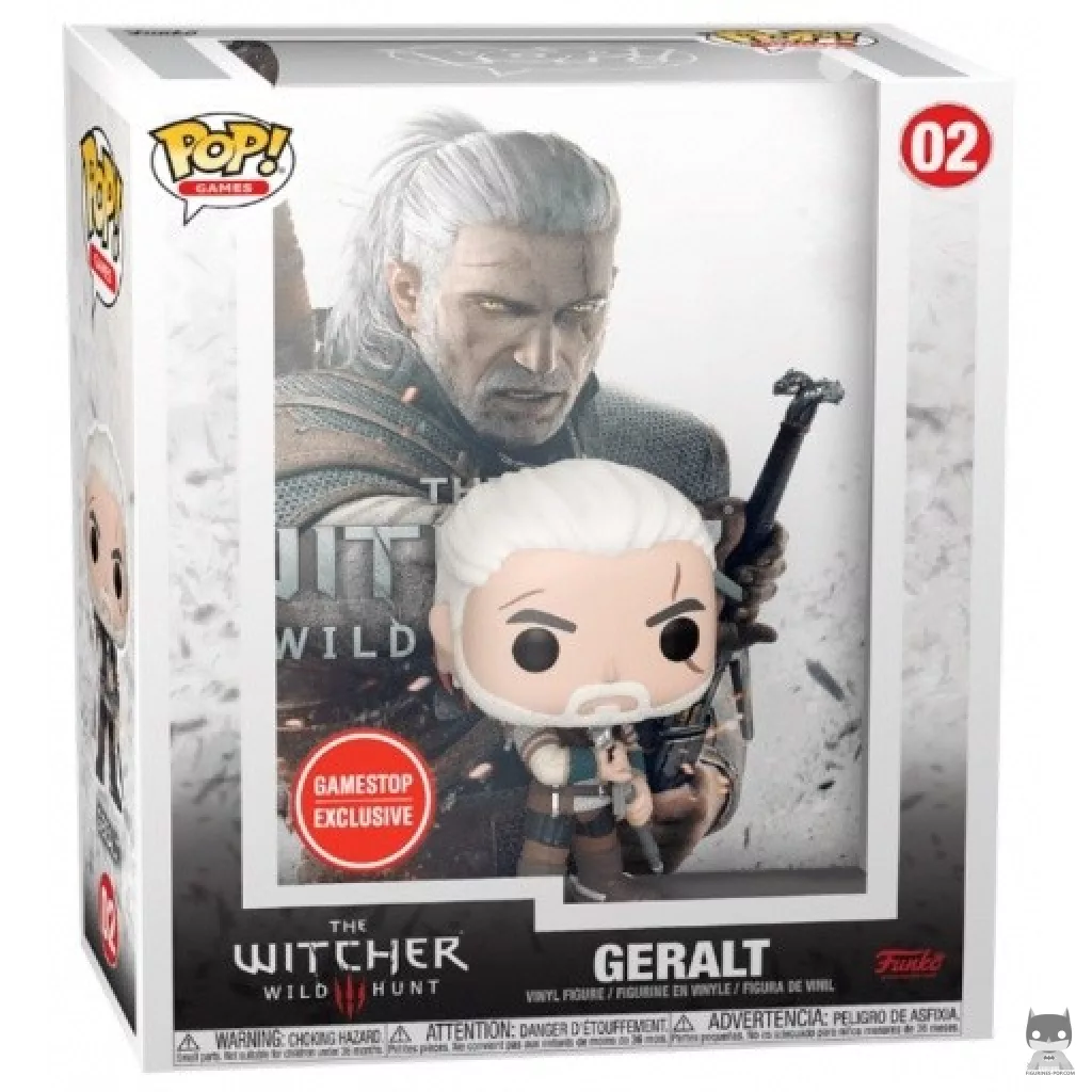 Geralt Funko Pop! figure in its box
