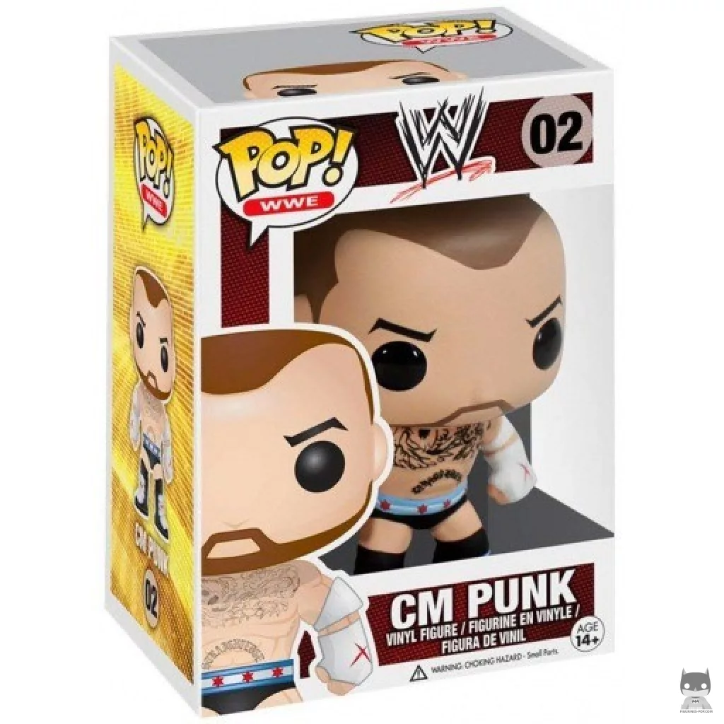 CM Punk Funko Pop! figure in its box