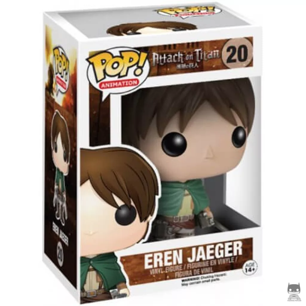 Eren Jaeger Funko Pop! figure in its box