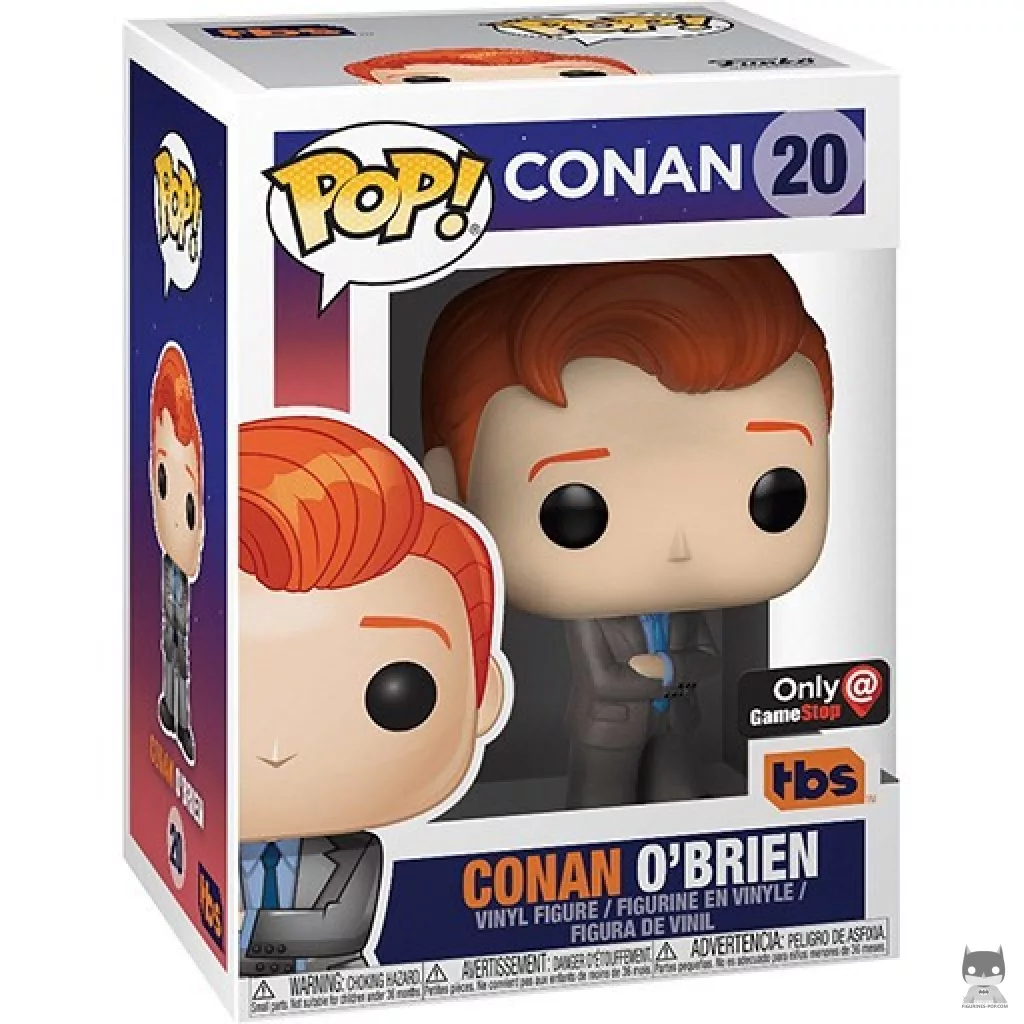 Conan O'Brien Suit Funko Pop! figure in its box