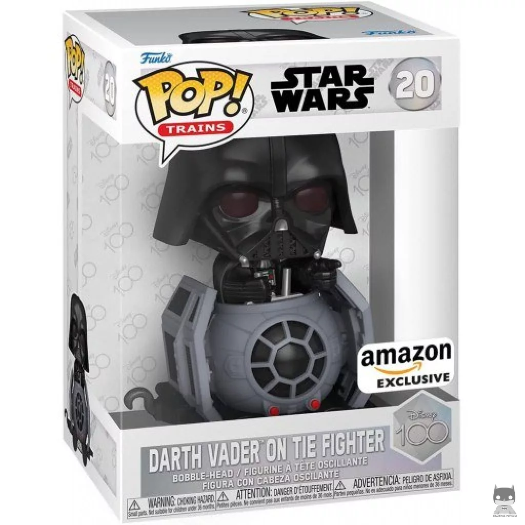 Darh Vader on Tie Fighter Funko Pop! figure in its box