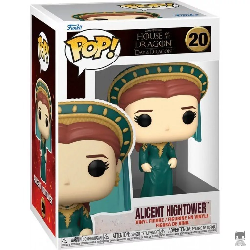 Alicent Hightower Funko Pop! figure in its box
