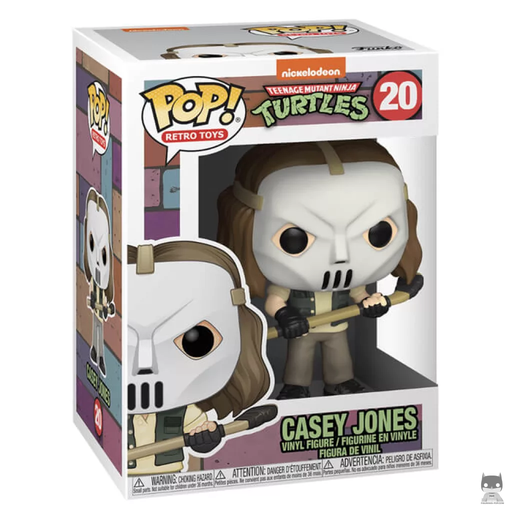 Casey Jones Funko Pop! figure in its box