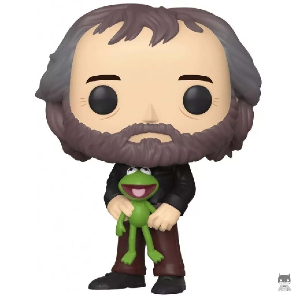 Jim Henson with Kermit Funko Pop! figure (The Muppets)