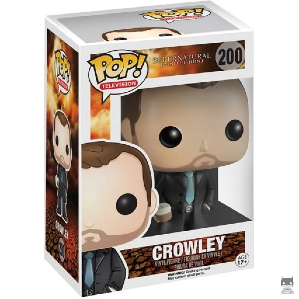 Crowley Funko Pop! figure in its box