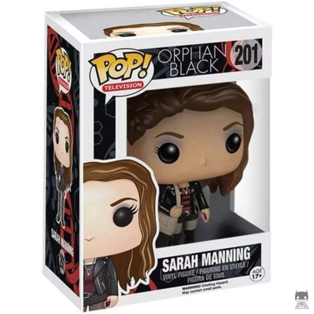 Sarah Manning Funko Pop! figure in its box