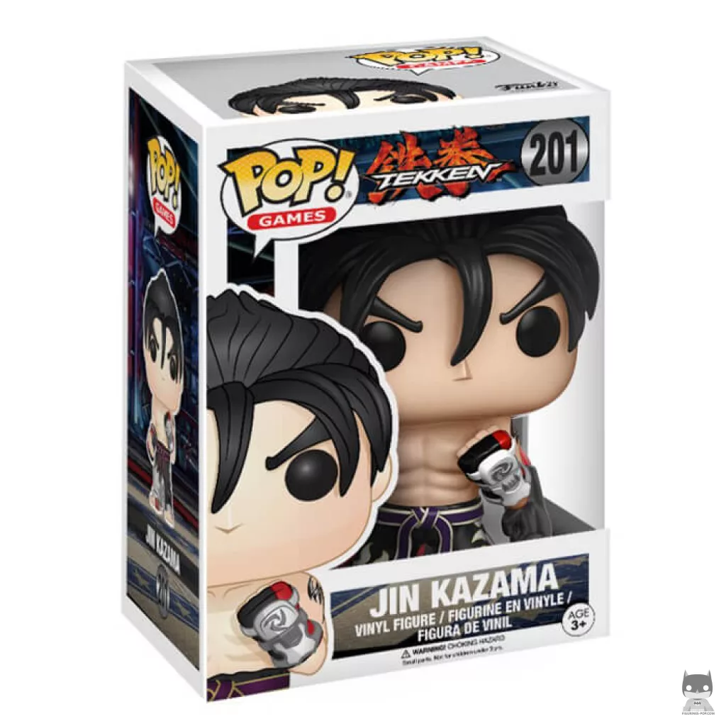 Jin Kazama (Black and White) Funko Pop! figure in its box