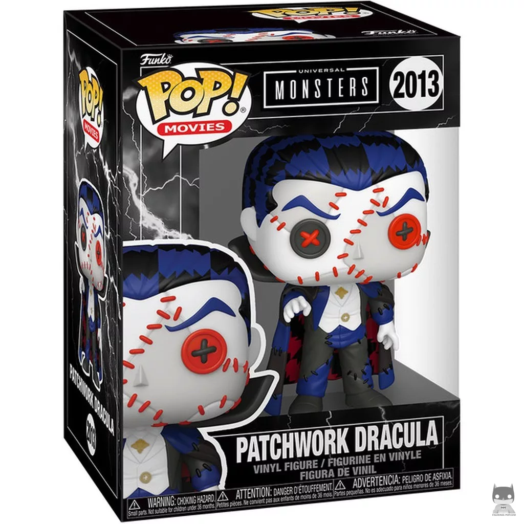 Patchwork Dracula Funko Pop! figure in its box