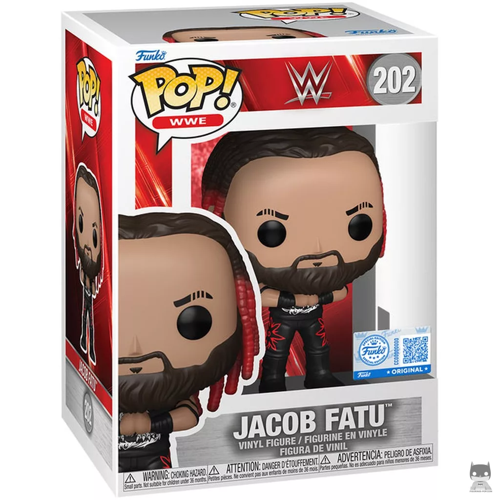 Jacob Fatu Funko Pop! figure in its box