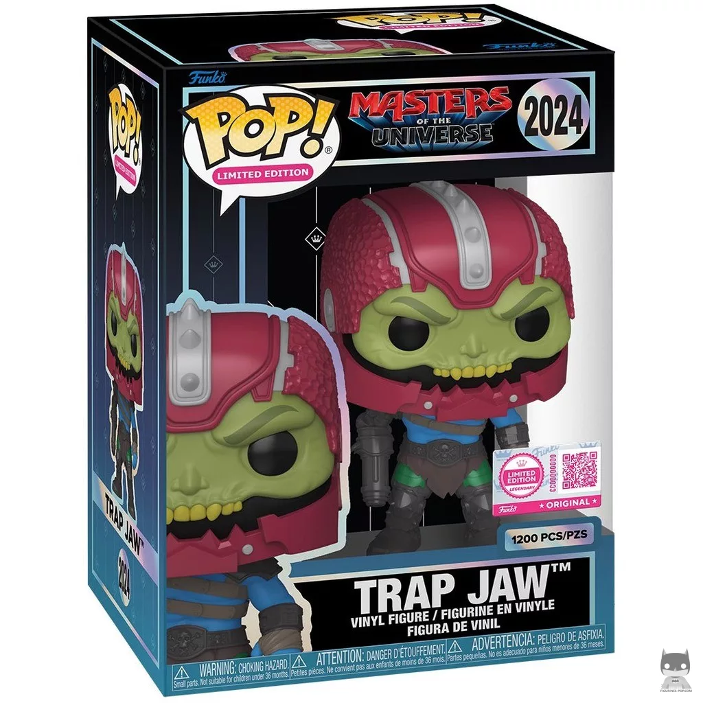 Trap Jaw Funko Pop! figure in its box