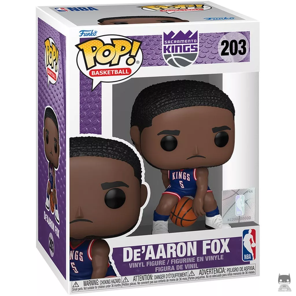 De'Aaron Fox (2024 City Edition Uniform) Funko Pop! figure in its box