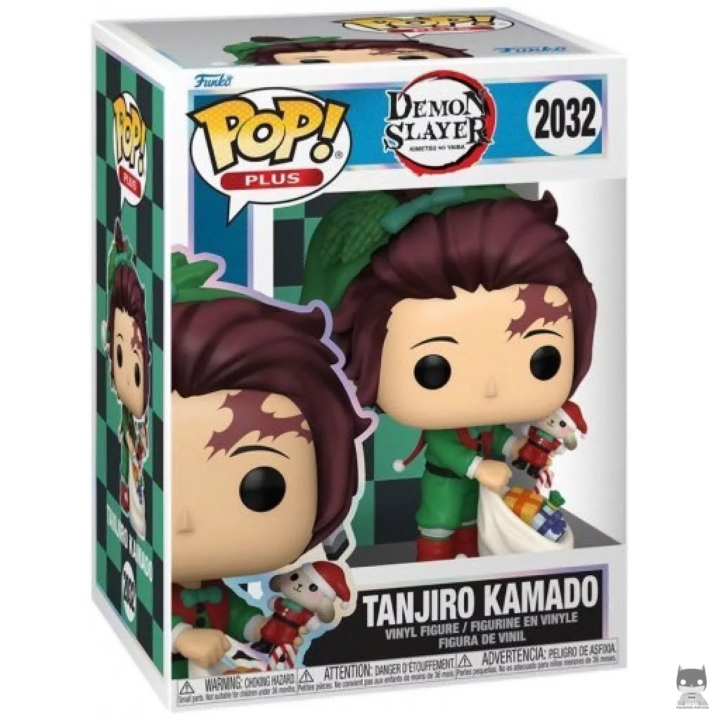 Tanjiro Kamado (Christmas) Funko Pop! figure in its box